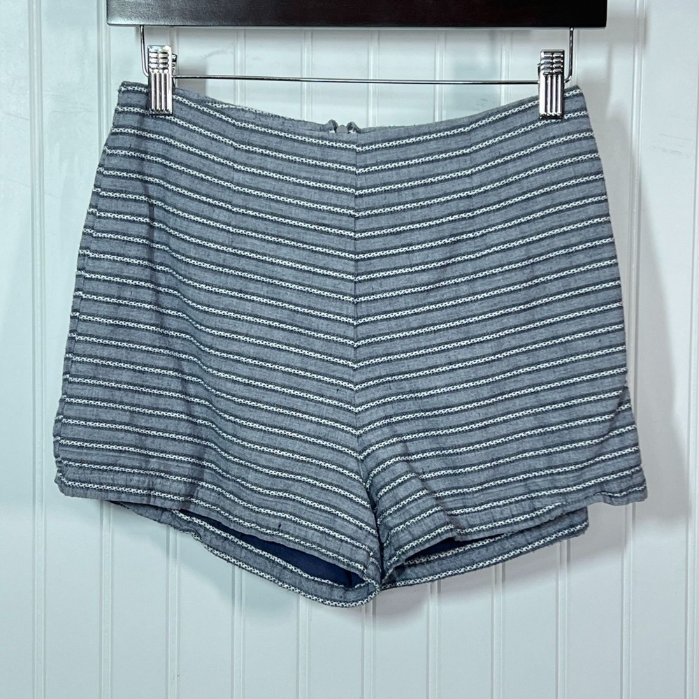 Sienna Sky Shorts Twee Beachy Festival Striped Hot Pants Size Medium 100% Cotton